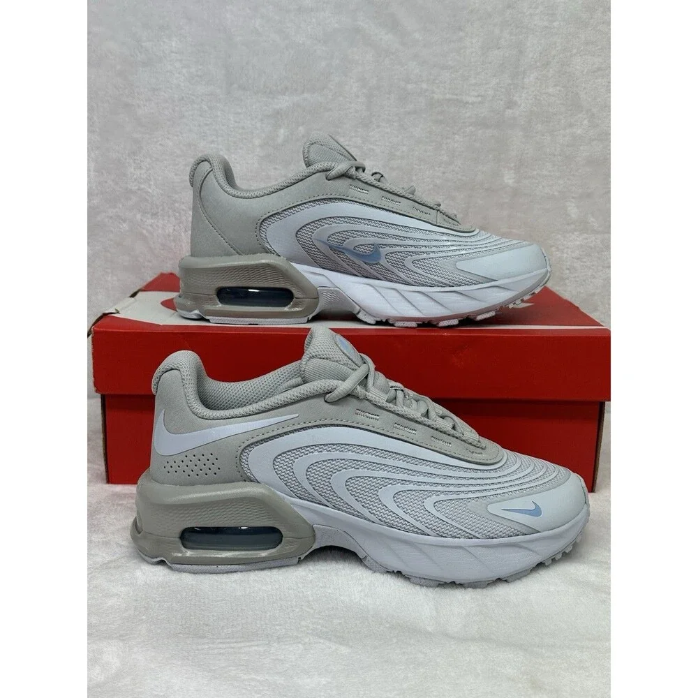 Nike Air Max Fire Women’s Size 6 Football Grey Psychic Blue IF2620-001 Sneakers